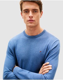 Tommy Hilfiger - Flag Embroidery Crew Neck Jumper