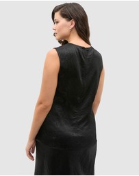 Seed Heritage - Textured Satin Top