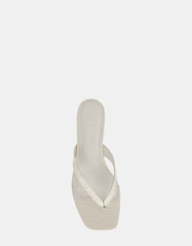 Steve Madden - Tracie White Croc Heels