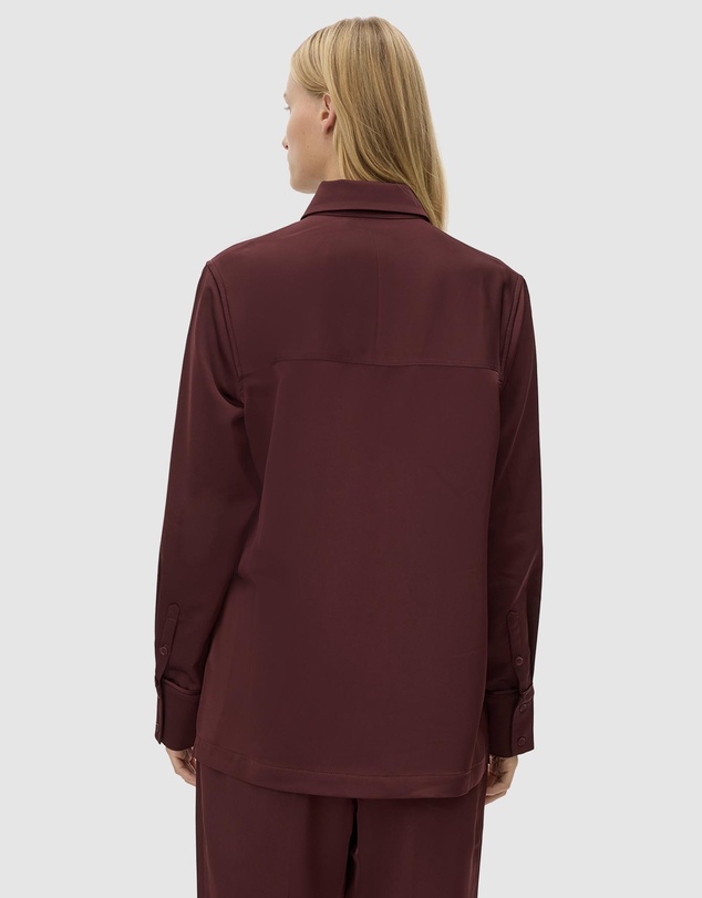 C&M CAMILLA AND MARC - Ground Satin Long Sleeve Shirt