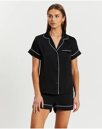 Atmos&Here - Lilah Short Satin PJ Set