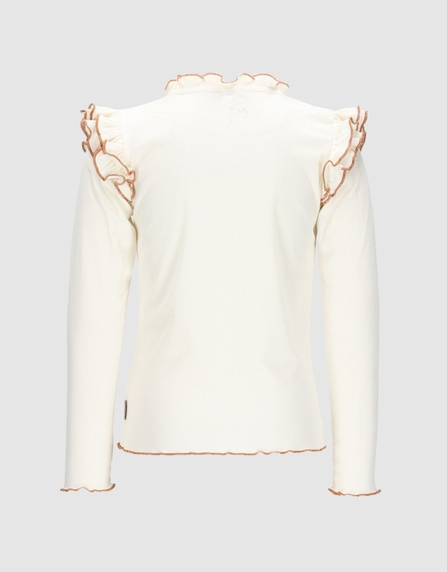 B.Nosy - Tonya Long Sleeve Frill Top - Kids-Teens