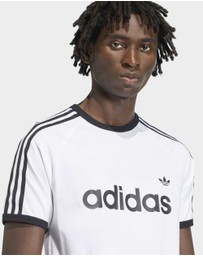 adidas Originals - 3-Stripes Slim Ringer T-Shirt Mens