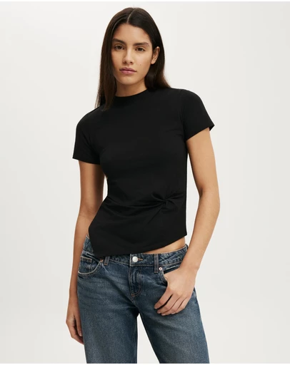 Cotton On - Twist Short Sleeve Tee