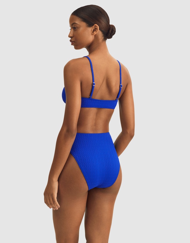 Polo Ralph Lauren - Cable Jacquard Kennedy Scooped Bikini Top