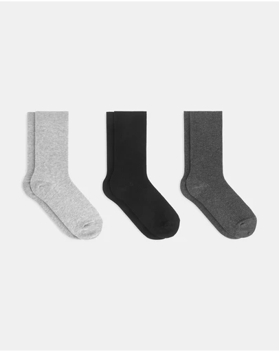 ARKET - 3-Pack Cotton Rib Socks