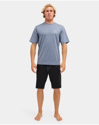 Billabong - Mens Big Wave Daz Short Sleeve Rash Vest
