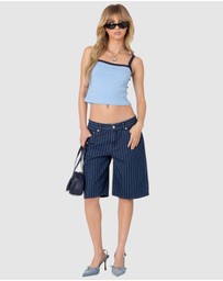 EDIKTED - Francesca Contrast Tank Top