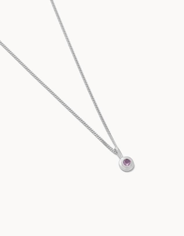 Kirstin Ash - Birthstone Necklace February Amethyst
