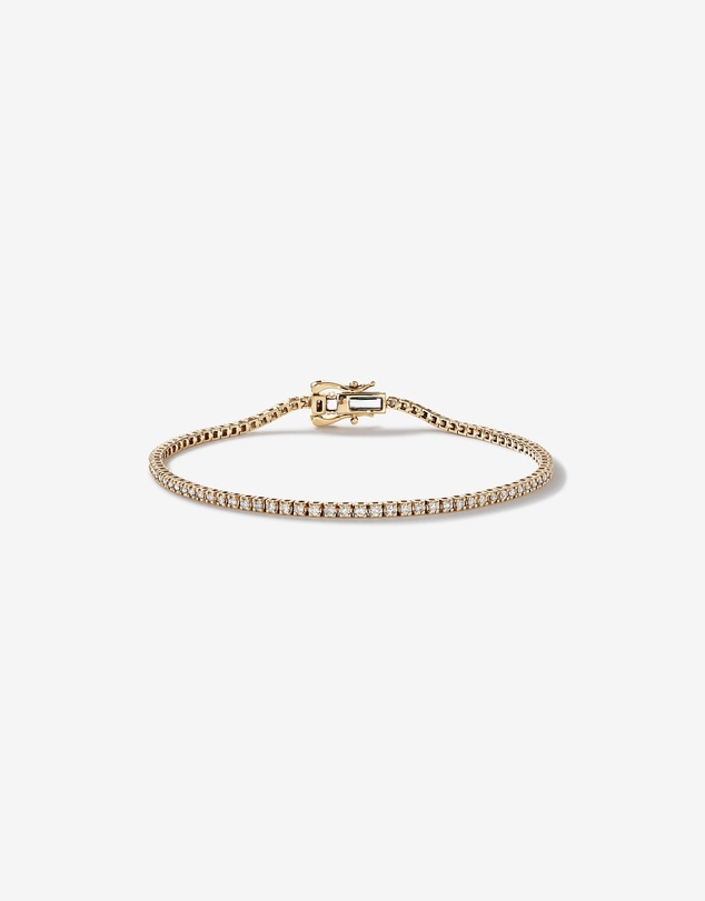 Michael Hill - 0.82 Carat TW Diamond Tennis Bracelet in 10kt Yellow Gold