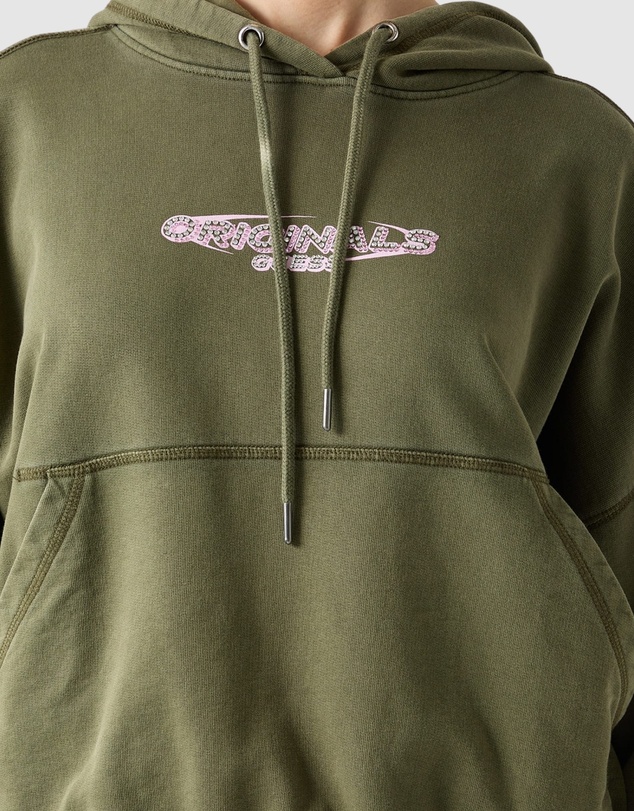 GUESS Originals - GUESS Originals Bubble Hem Oversized Hoodie