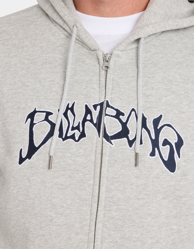 Billabong - Mens Bad Dog Arch Zip Up Hoodie
