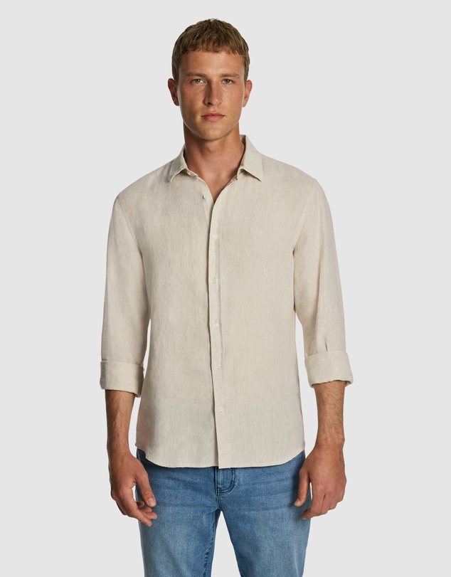 yd. - West Hampton Pure Linen Shirt