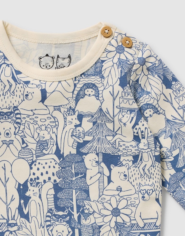 Wilson & Frenchy - Woodland Adventures Organic Bodysuit - Babies