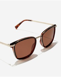 Hawkers Co - HAWKERS - Polarized Carey Brown INK Sunglasses for Men and Women UV400