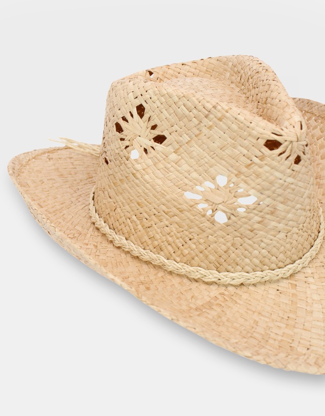 Morgan & Taylor - Morgan Cowboy Fedora in Natural
