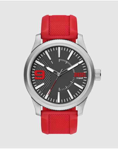 Diesel - Rasp Nsbb Red Analogue Watch