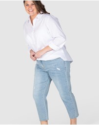 Love Your Wardrobe - Jordyn Washed Out Stretch Jeans