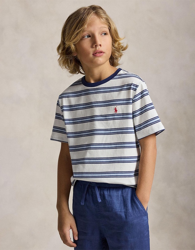 Polo Ralph Lauren - Striped Cotton Jersey Tee - Teens