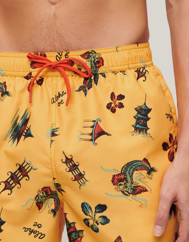 Superdry - Hawaiian Print Swim Shorts
