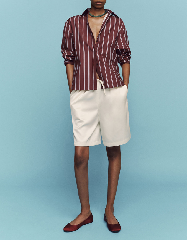 Reformation - Sandy Satin Shorts