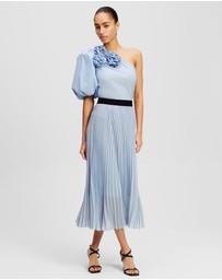 Karl Lagerfeld - Flower One-Shoulder Shirt