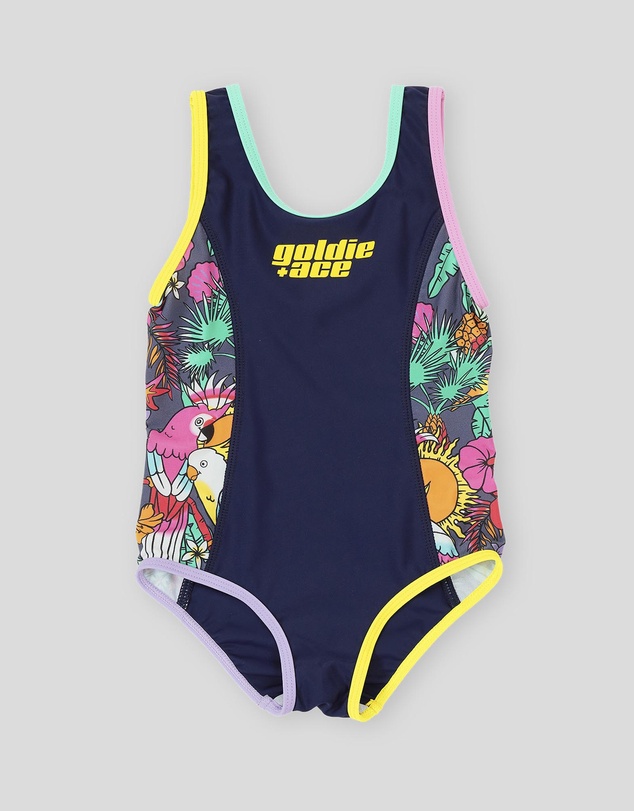 Goldie + Ace - Paradise Scoop Back Bathers - Babies-Kids
