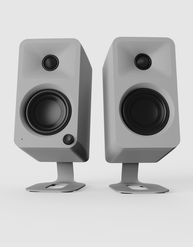 iWorld - Kanto SU2 Kanto SU2 Rear-Mounted Desktop Stands for Uki and Ora - White, Pair