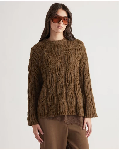 Decjuba - Miranda Cable Knit Jumper