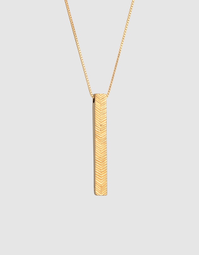 Kuzzoi - ICONIC EXCLUSIVE - Long Box Chain Necklace in Gold-Plated 925 Sterling Silver
