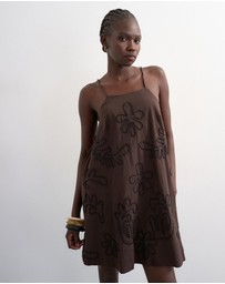 TOPSHOP - Tsmia Trapeze Mini Dress Wvn