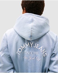 Tommy Jeans - Denim Hooded Bomber Jacket