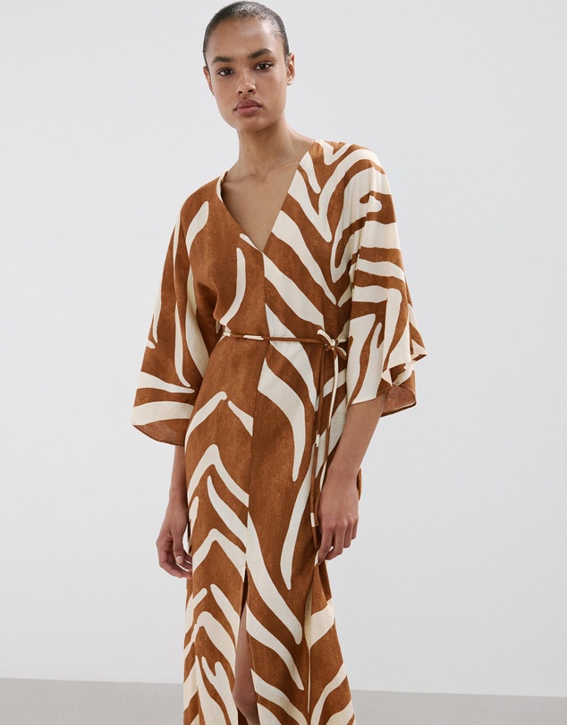 M.N.G - Printed Cotton Dress