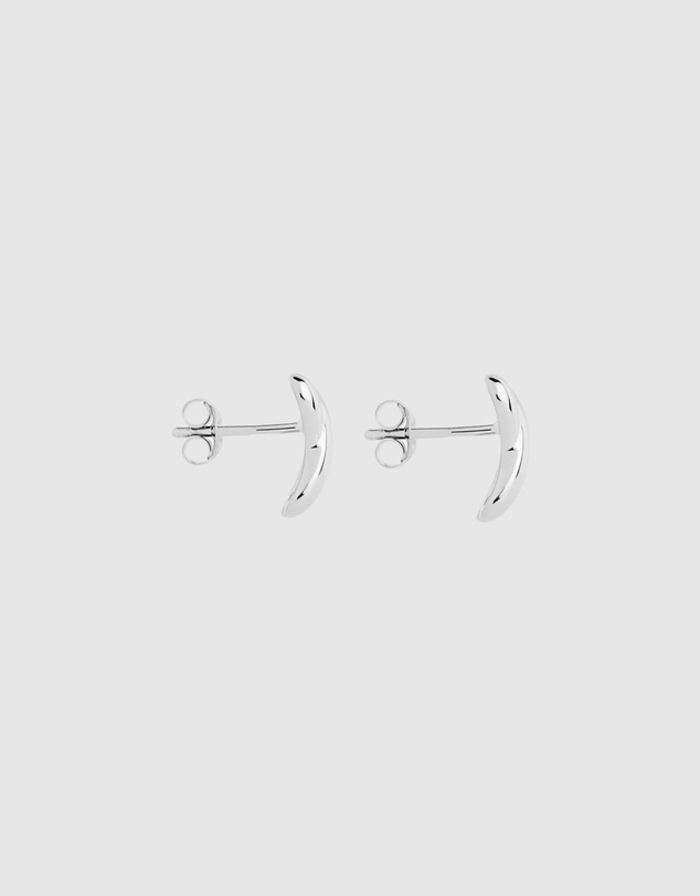 Najo - Bisous Silver Stud Earrings