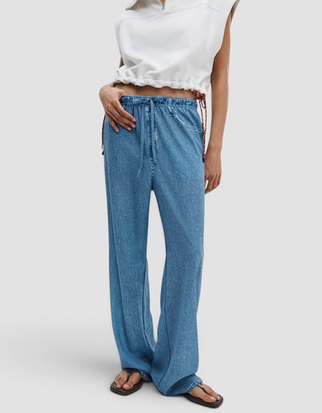rag & bone - rb Miramar Crinkle Cover Up Phoebe Pants