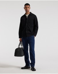 Calibre - Cotton Double Pocket Shirt Black