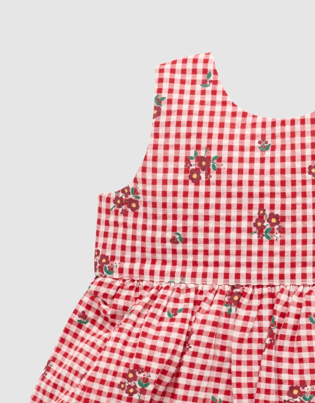 Purebaby - Gingham Dress-Kids-Babies