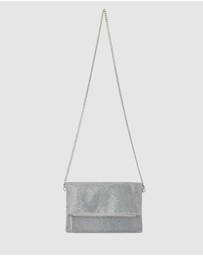 Olga Berg - Nicole Crystal Mesh Shoulder Bag