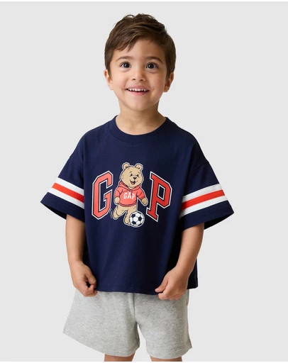 GAP - Team Brannan Logo Rugby Tees - Babies-Kids
