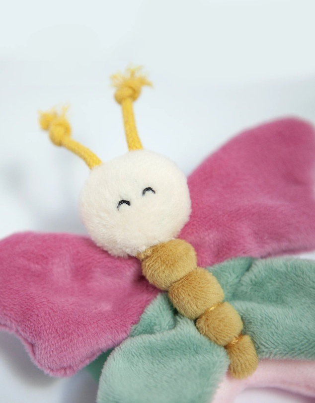 Little Stuff - Butterfly Garden Romper & Rattle