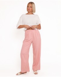 Petal & Pup - Dean Linen Pants - Light Pink