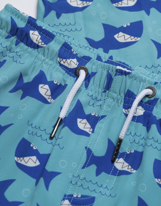 Vacancy Co - Smiley Shark Swim Short - Youth