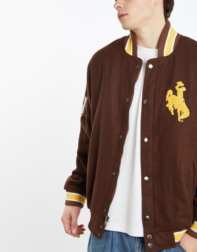 Vintage by The Real Deal - Pre Loved - Vintage University Of Wyoming Varsity Jacket