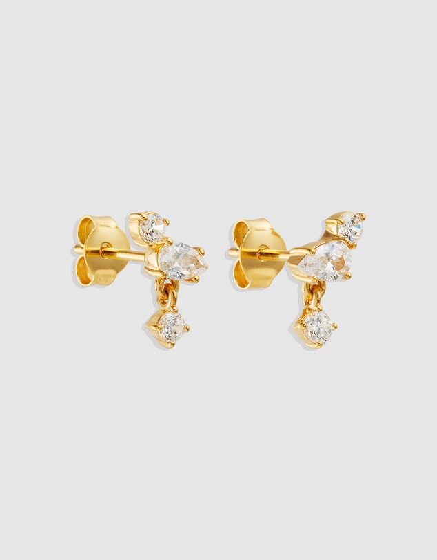 By Charlotte - No Rain, No Flowers Stud Earrings