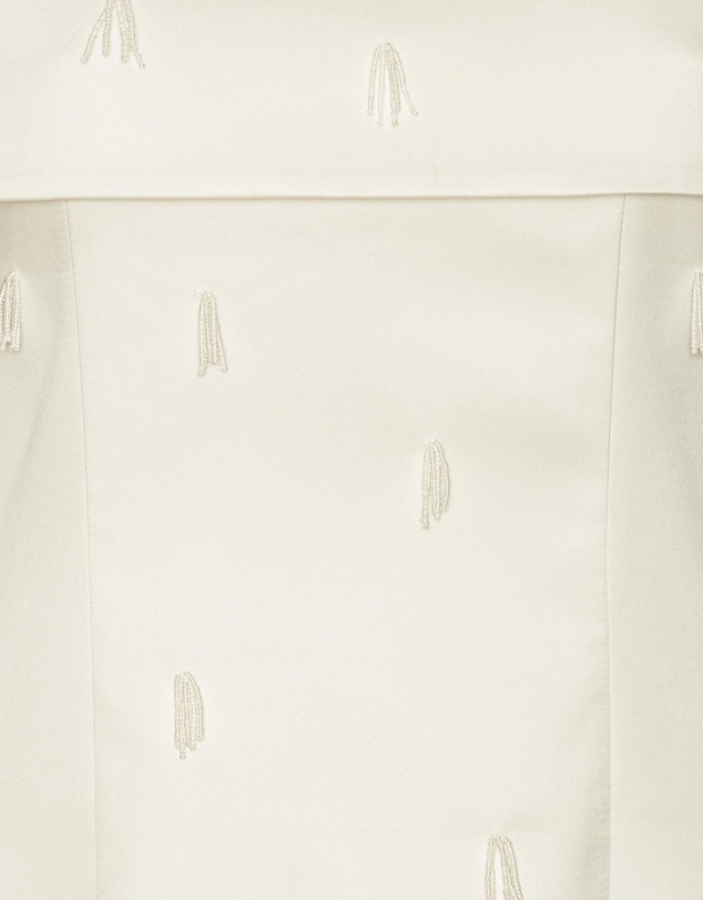 ROTATE - Beaded Satin Mini Dress