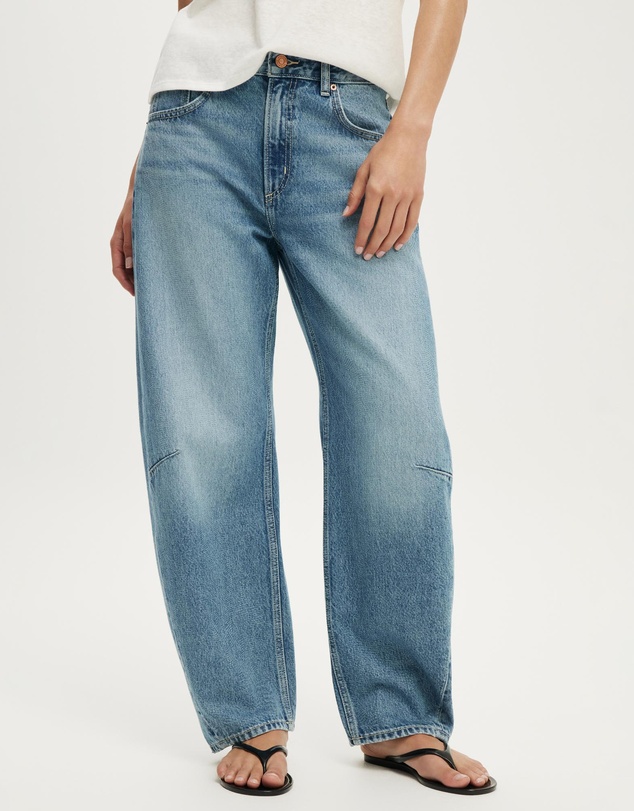 Cotton On - Mid Rise Barrel Jeans