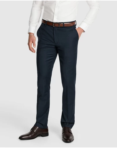 Tarocash - Ty Slim Check Wool Pant