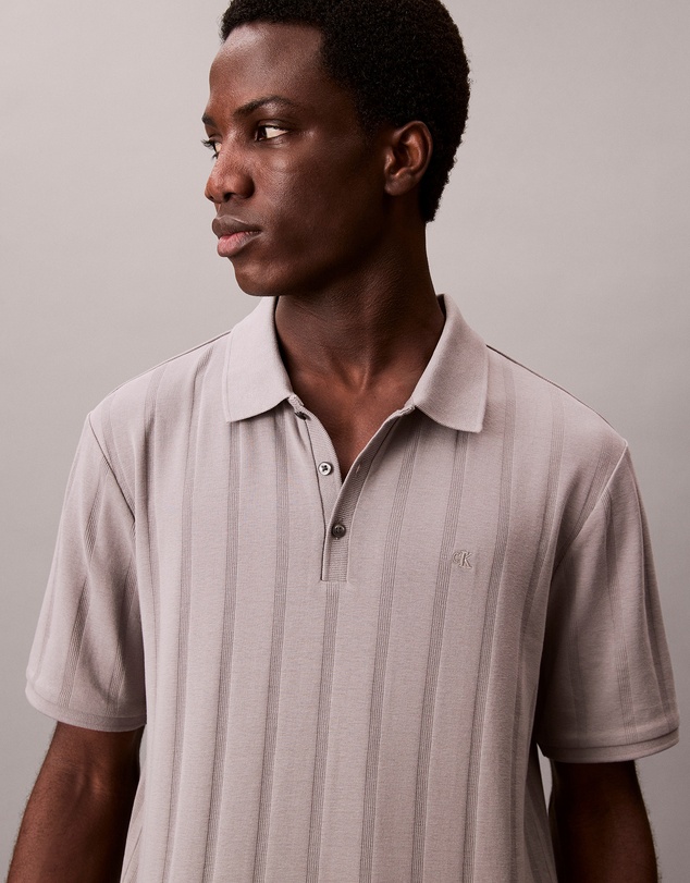 Calvin Klein - Variegated Rib Classic Polo Shirt