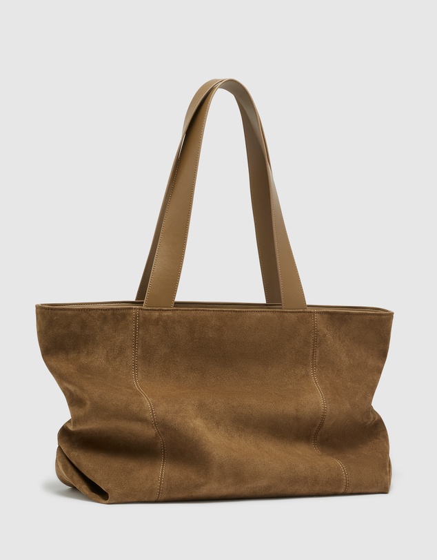 Nakedvice - The Gina Mocha Suede Bag