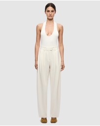 MISHA - Mezzaluna Pleated Barrell Leg Trousers